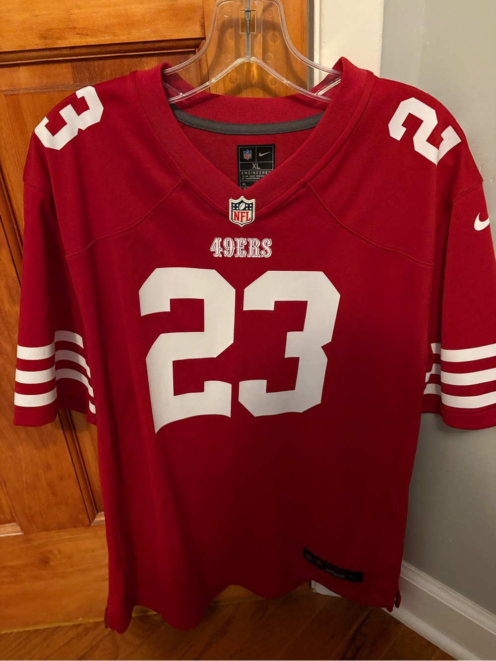 NFL San Francisco 49ers Red #23 Replica Football Jersey